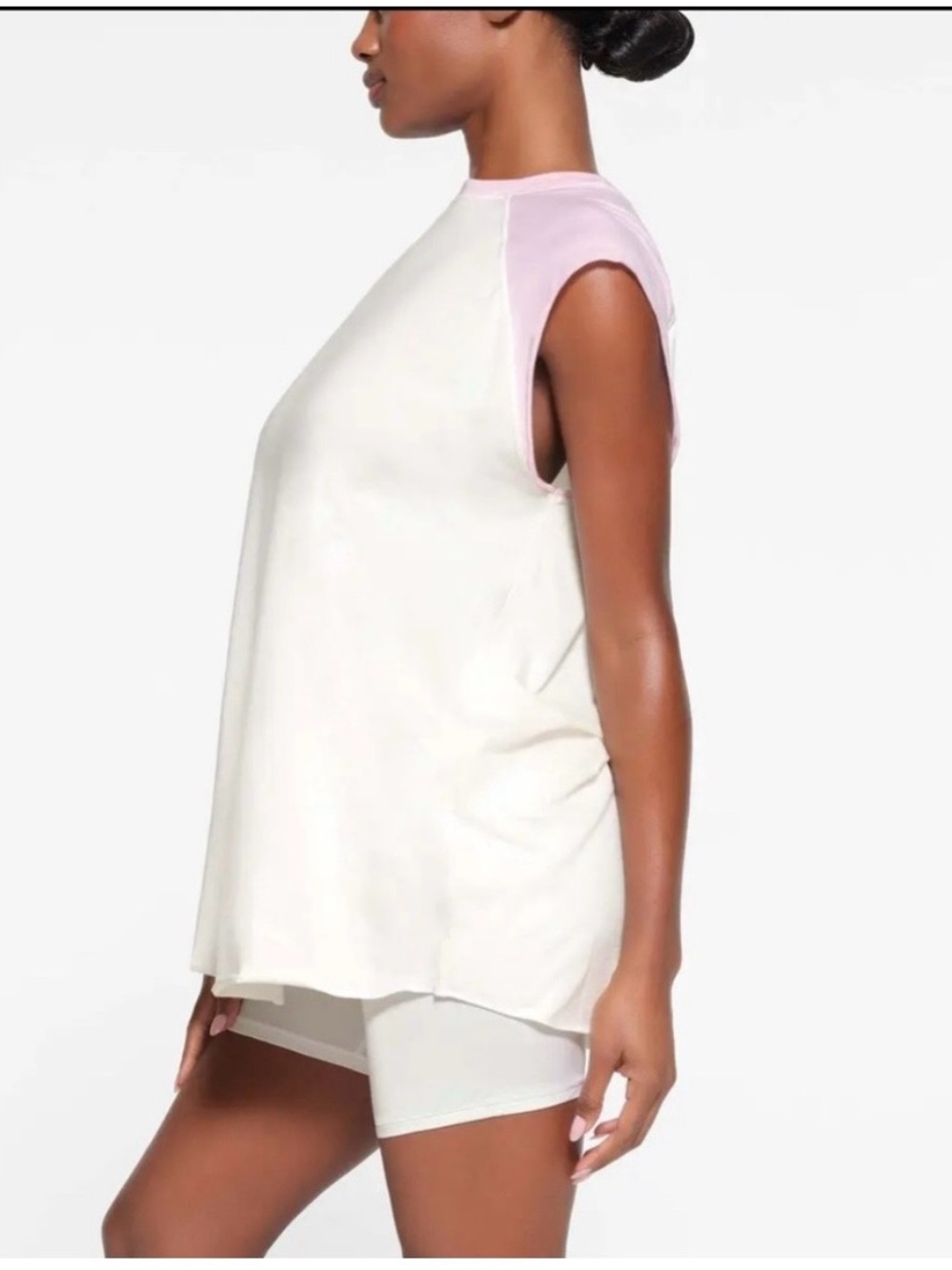 🌸🌸SKIMS Marble/Cherry Blossom Oversized Boyfriend Tank🌸🌸